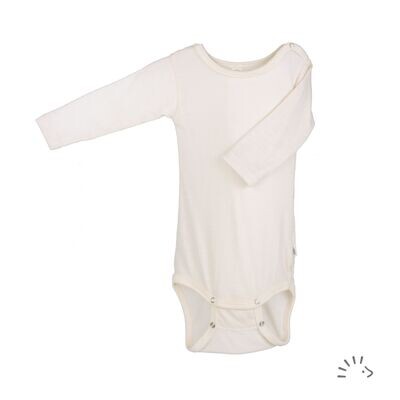 Wolle Seide Body langarm