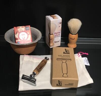 Zero Waste Rasier Geschenk-Set für Mann oder Frau