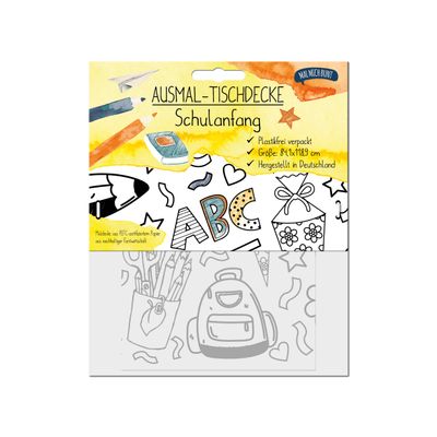 Ausmalbare Papiertischdecke