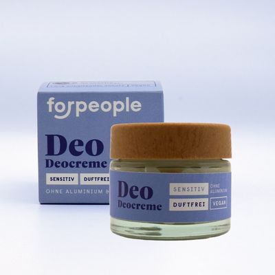 Deodorante balsamo in vetro vegan 50g 4 people who care