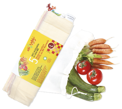 Zuziehbeutel aus Bio Baumwolle