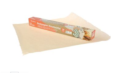 Backpapier ungebleicht 30 Bögen Memo