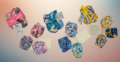 Stoffwindelset 3er Be Aware inklusiv 3 Bambus Einlagen