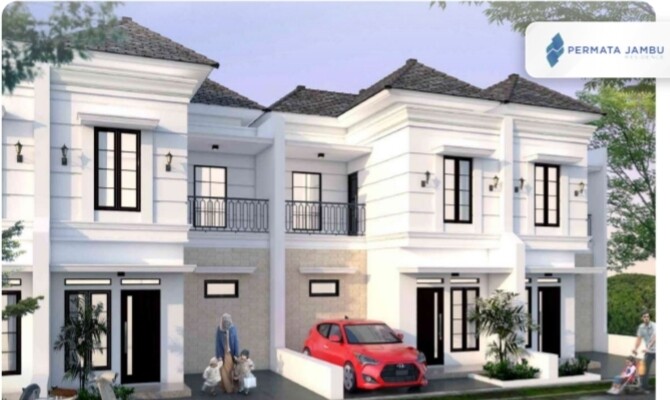 PERMATA JAMBU RESIDENCE, Rumah keren 2 lantai, dekat stasiun Cilebut, Bogor dengan Harga sangat  Terjangkau