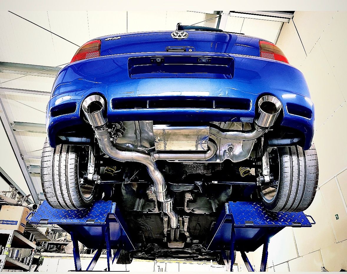Golf 4 R32 Klappenabgasanlage Terrorline 3,5 Zoll