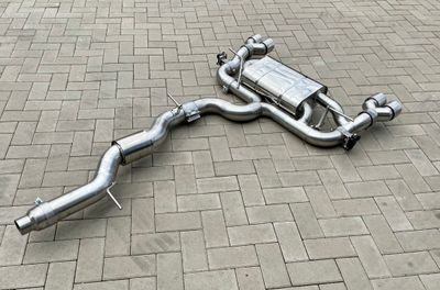 Audi S3 8V Terrorline Klappenabgasanlage 3,5 Zoll auf 2x3 Zoll