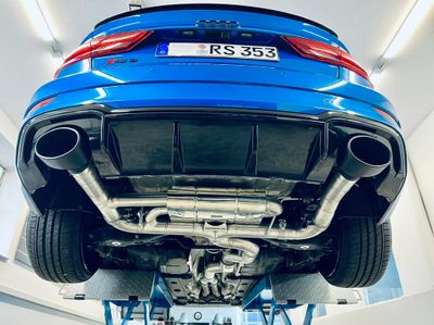 Audi RS3 8V VFL Terrorline V1 Klappenabgasanlage 3,5 auf 2x3 Zoll