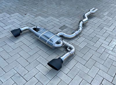 Audi TTRS 8S Terrorline V1 Klappenabgasanlage 3,5 Zoll auf 2x3 Zoll