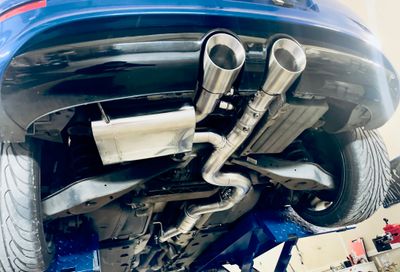 Golf 5 R32 Klappenabgasanlage Terrorline 3,5 Zoll