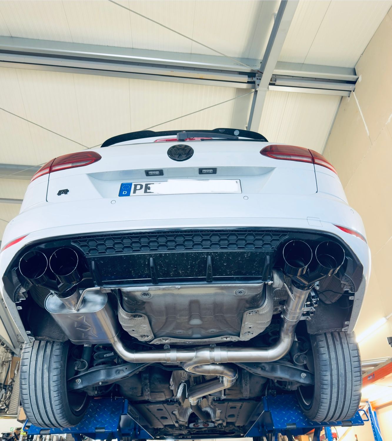 Golf 7 R Facelift Variant Terrorline Klappenabgasanlage 3,5 Zoll