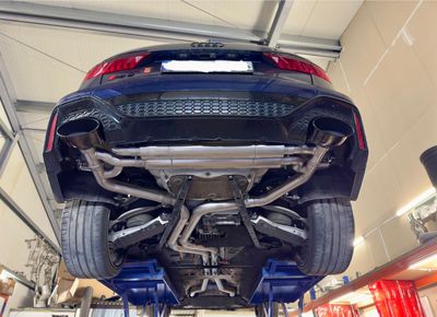 Audi Rs6 C8  TerrorX 2x3Zoll Klappenabgasanlage