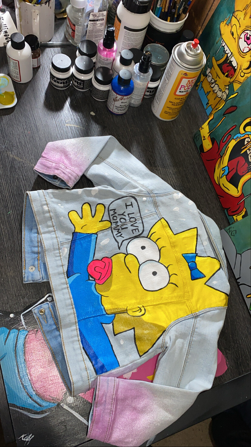 Maggie Simpson Jean Jacket