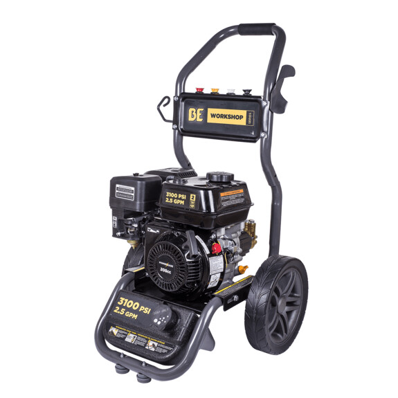 BE PRESSURE 3,100 PSI - 2.5 GPM Gas Pressure Washer with Powerease 225 Engine and AR Axial Pump