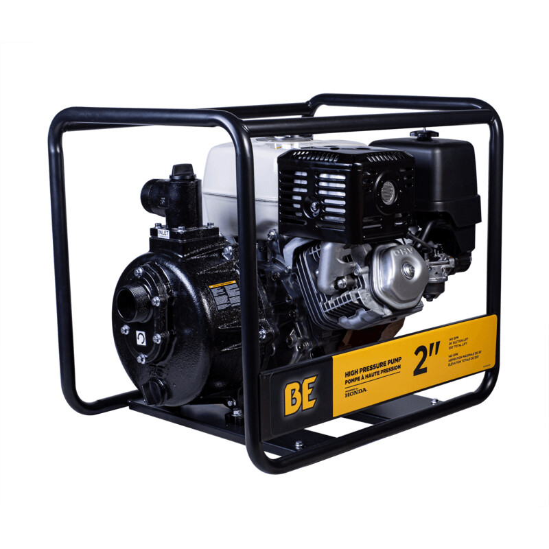 BE PRESSURE 2" High-Pressure Water Transfer Pump with Honda GX390 Engine
