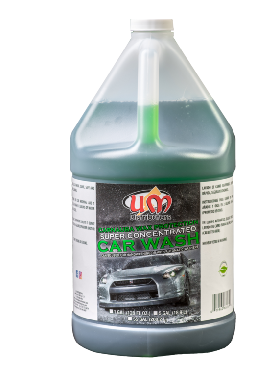 UM DISTRIBUTORS CAR WASH SUPER CONCENTRATED PH BALANCE 1-GALLON