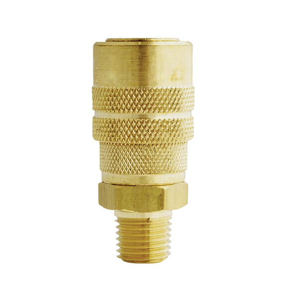 BE PRESSURE 1/4" MNPT Industrial 'M' Style Coupler