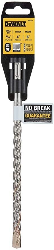 Dewalt (9/16" X 4" X 6" SDS PLUS) Drill Bit
