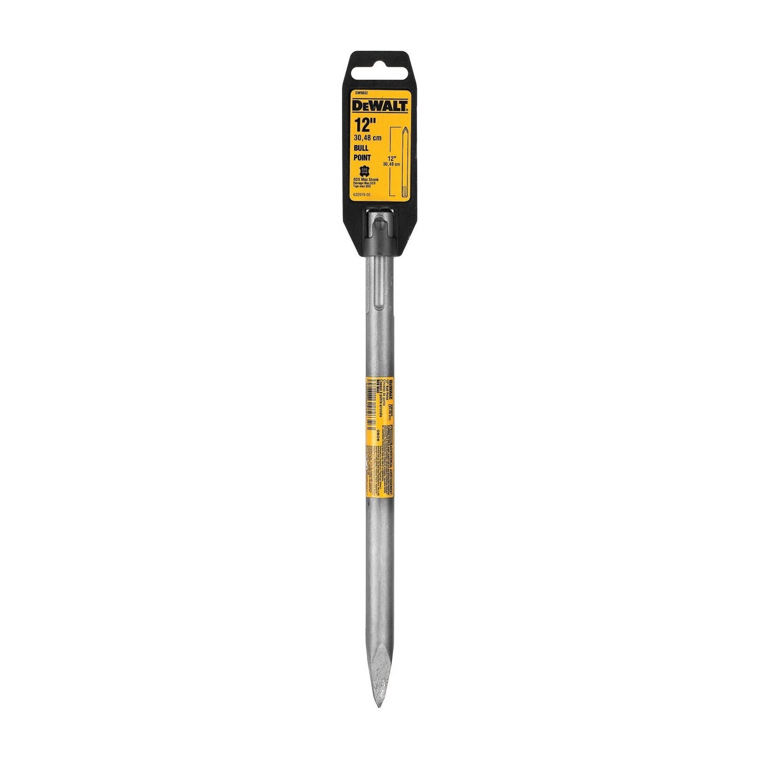Dewalt (18" X 18" SDS MAX) Bull Point Chisel