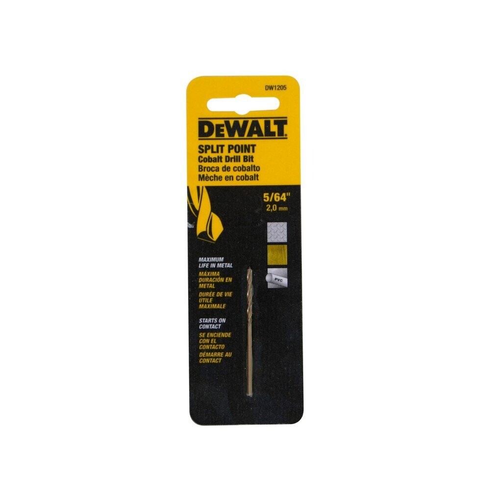 Dewalt 5/64" 4X Industrial Cobalt Drill Bit