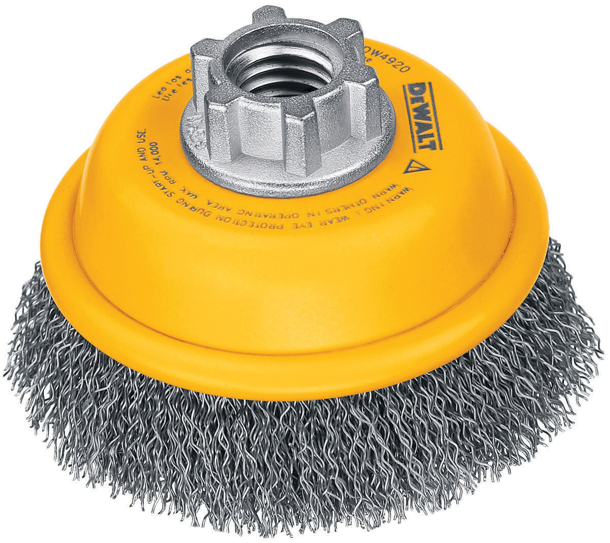 Dewalt 3" Carbon Crimp Cup Brush