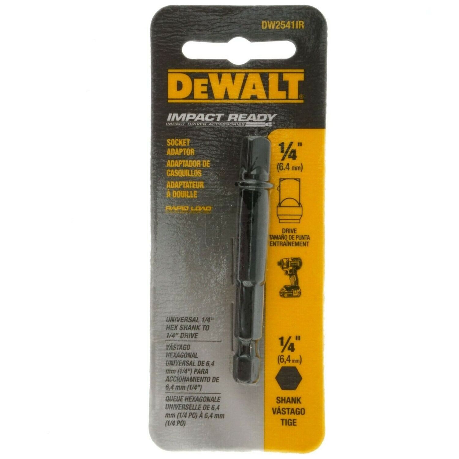 Dewalt Impact Ready 1/4" Socket Adapter