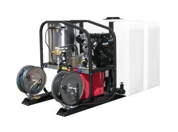 Dirt Laser Power Washer Trailers (Tank skid package)