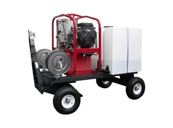 Dirt Laser Power Washer Trailers (Tow & Stow Wash Cart)
