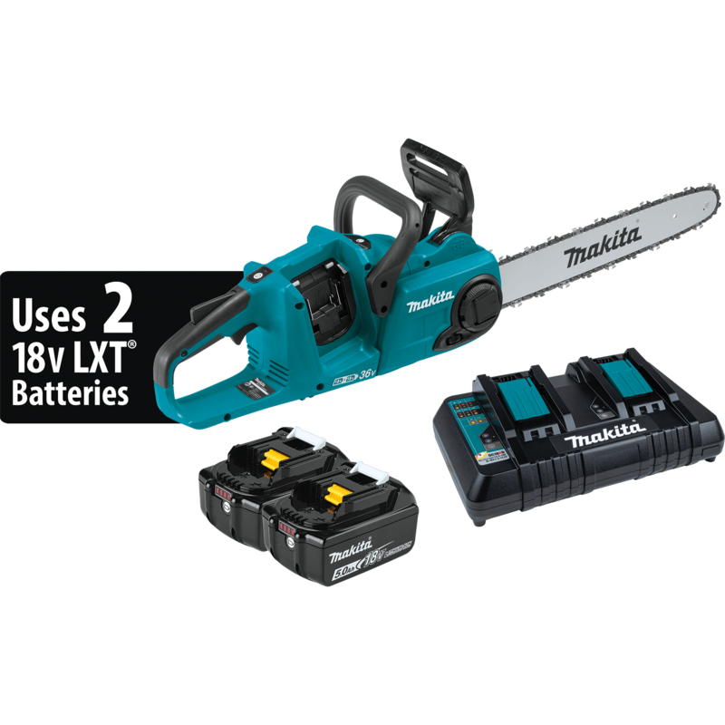 Makita 36V (18V X2) LXT® Brushless 16" Chain Saw Kit