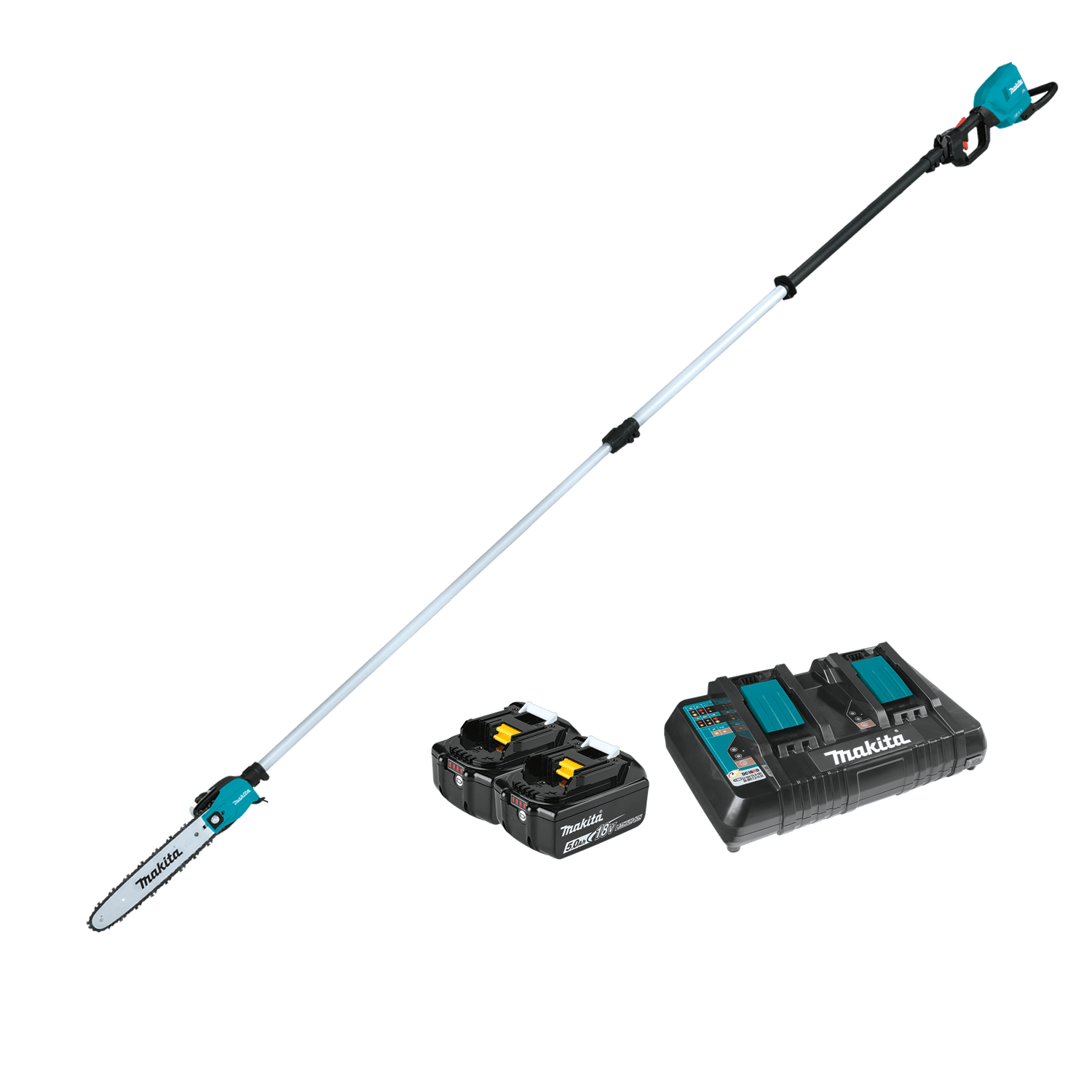 Makita 36V (18V X2) LXT® Brushless 10" Telescoping Pole Saw Kit, 13' Length (5.0Ah)