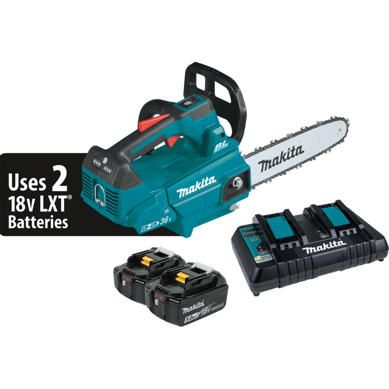 Makita 36V (18V X2) LXT® Brushless 14" Top Handle Chain Saw Kit (5.0Ah)