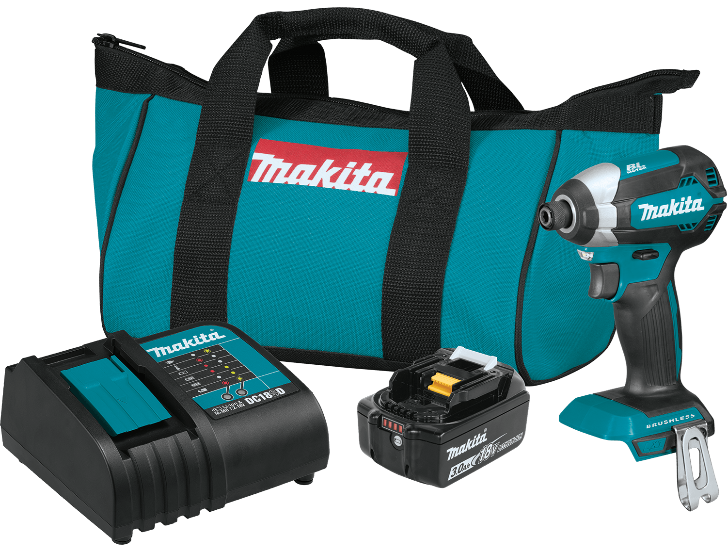 Makita 18V LXT® Lithium‑Ion Brushless Cordless 2‑Pc. Combo Kit (4.0Ah)
