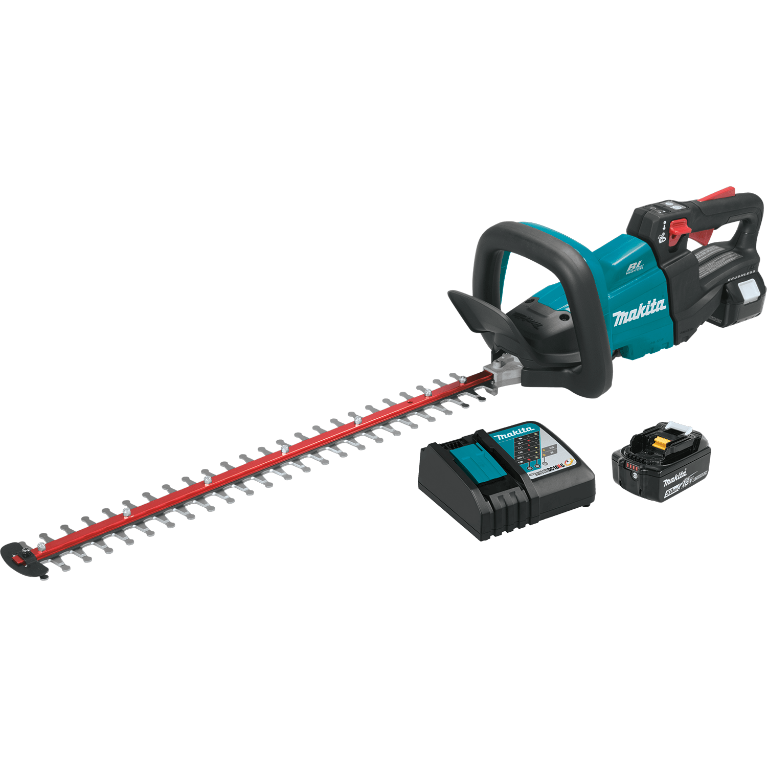 Makita 18V LXT® Lithium‑Ion Brushless Cordless 24" Hedge Trimmer Kit (5.0Ah)
