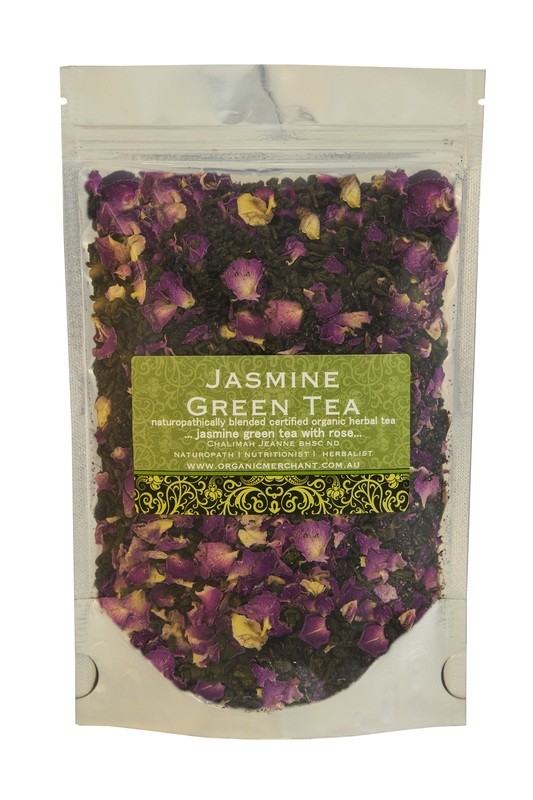 Jasmine Green Tea with Rose- Resealable bag