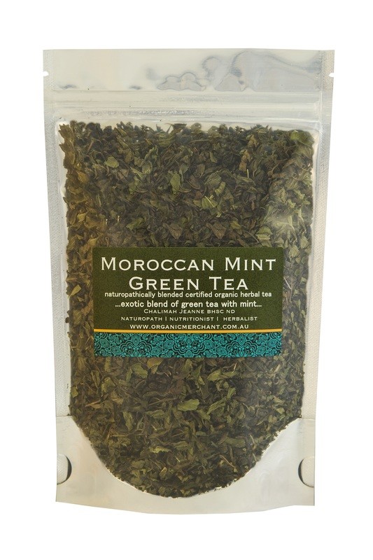 Moroccan Mint Green Tea- Resealable bag