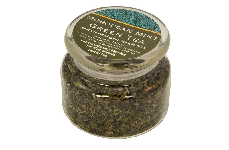Moroccan Mint Green Tea- Glass Jar