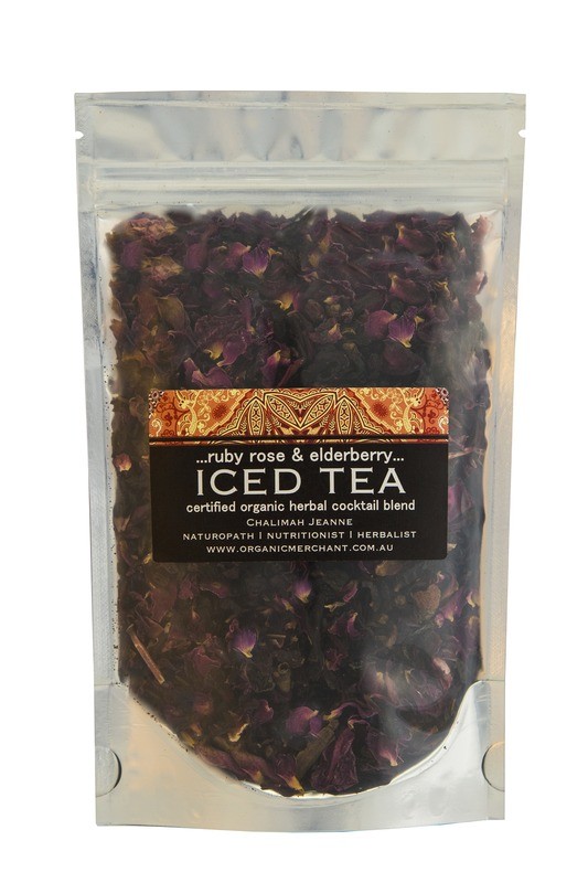 Iced Tea- Ruby Rose &amp; Elderberry- Resealable bag