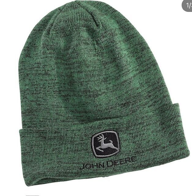 Dark Green Heathered Beanie