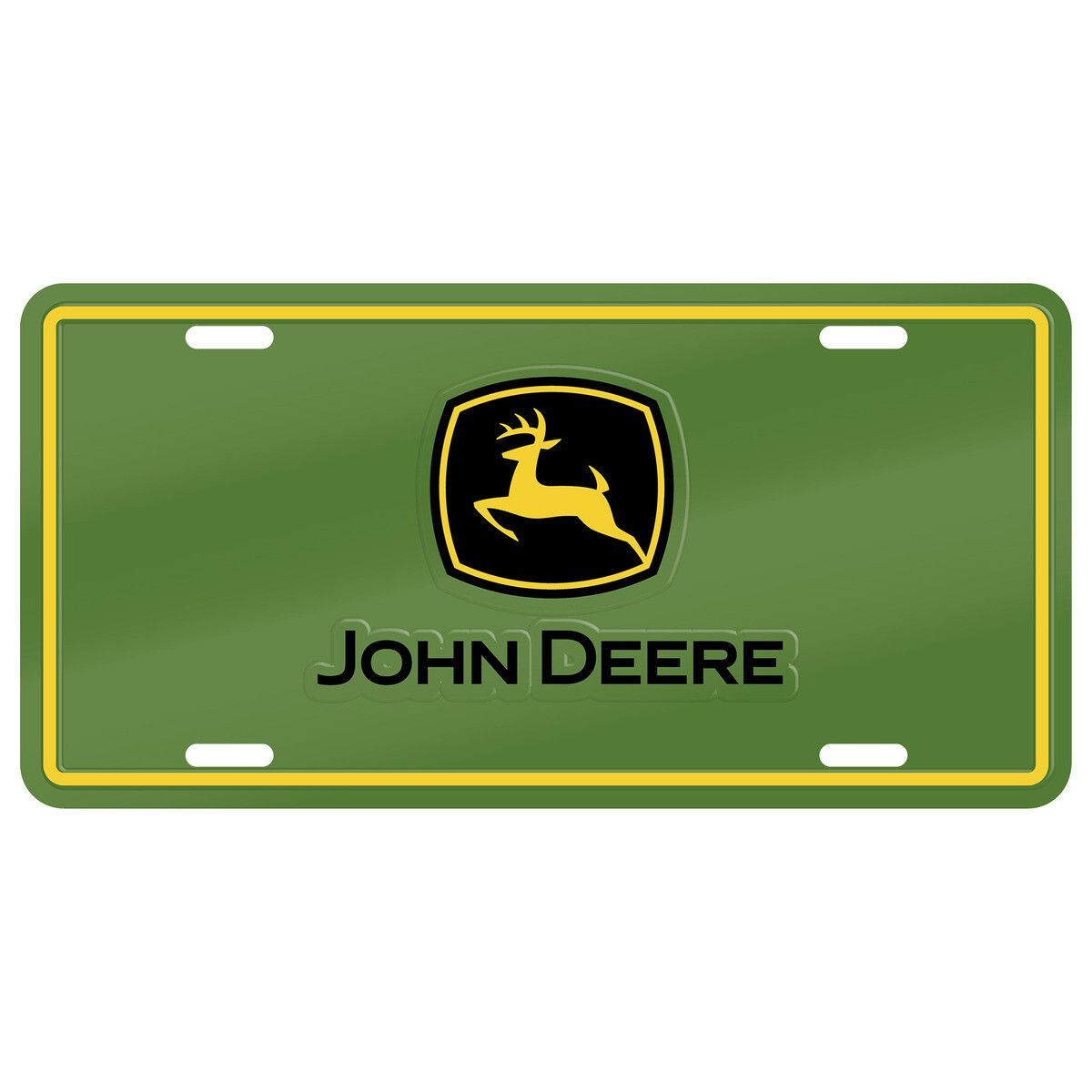 John Deere Green License Plate