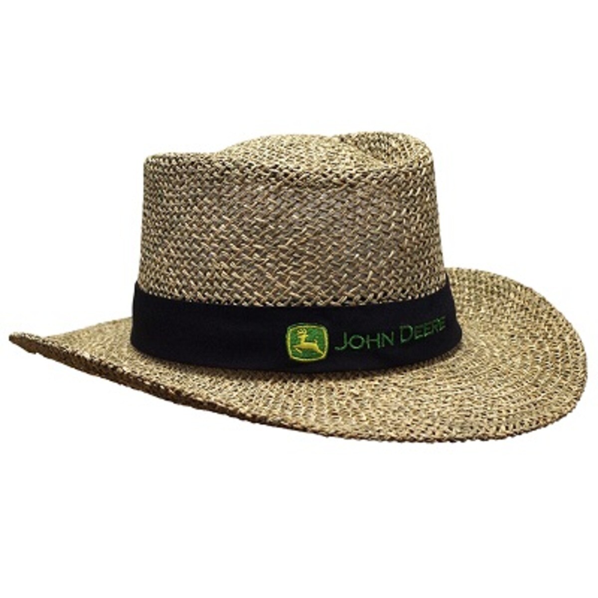 BLACK BAND STRAW HAT