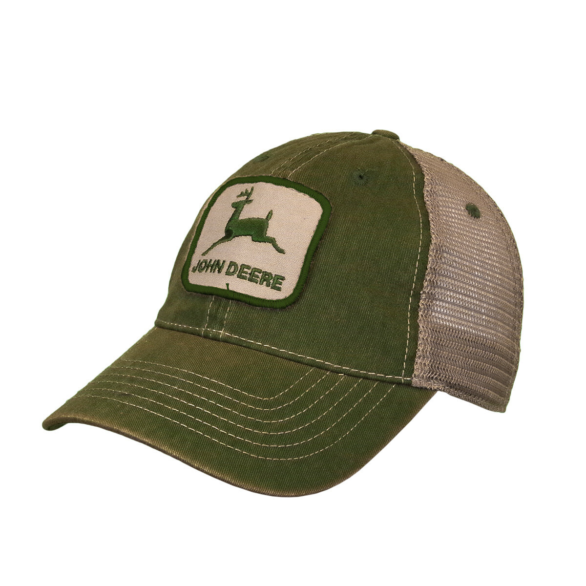 Green Stone Washed Hat