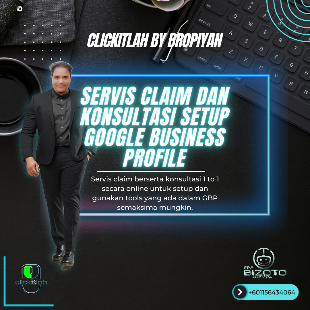SERVIS CLAIM DAN KONSULTASI SETUP GOOGLE BUSINESS PROFILE