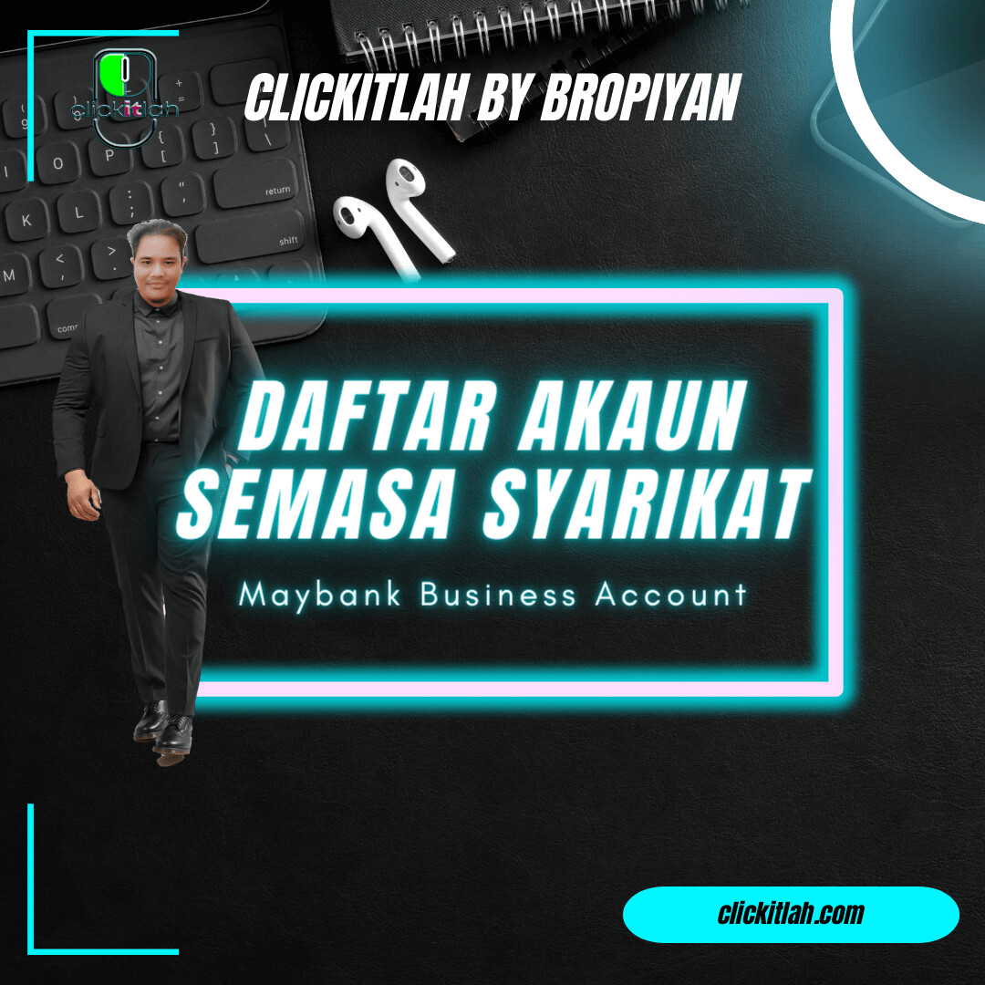 Daftar Online Akaun Semasa Perniagaan (MAYBANK)
