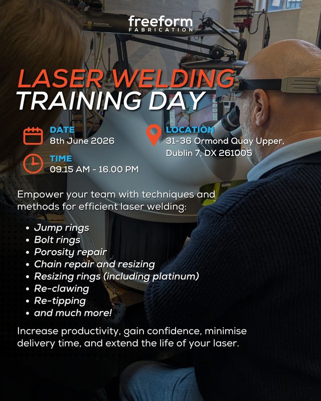 DUBLIN - Laser Welding Training Dates: Monday 8th June
