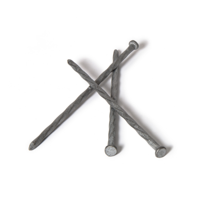 10 Inch Galvanized Spiral Nails - Each