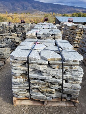 Flagstone 1.5-2.0&quot; Smooth Silver
