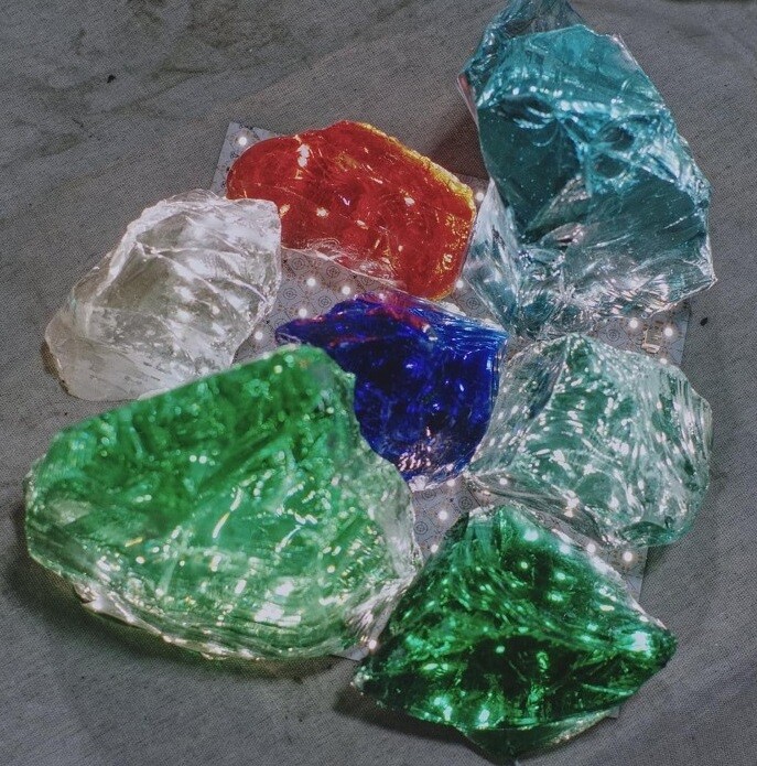 Glass Feature Rocks