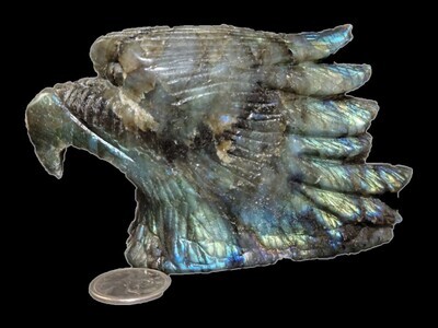 Labradorite Eagle Head