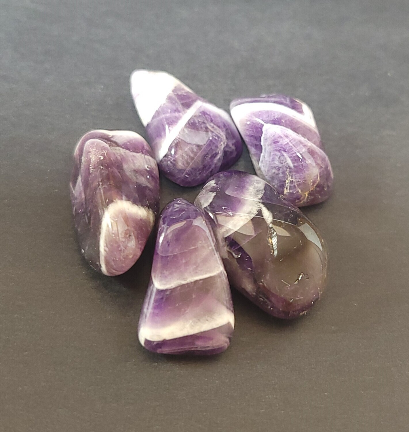 Decor - Tumbled Amethyst Zebra