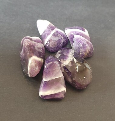 Decor - Tumbled Amethyst Zebra