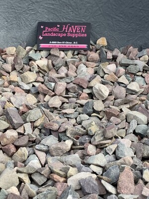 River Rock - Rainbow cracked